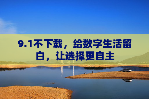 9.1不下载，给数字生活留白，让选择更自主