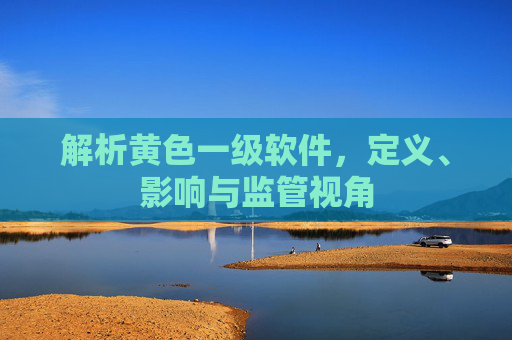 解析黄色一级软件，定义、影响与监管视角