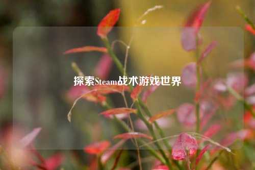 探索Steam战术游戏世界