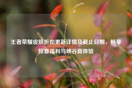王者荣耀皮肤折扣更新详情及截止日期,畅享惊喜福利与峡谷新体验