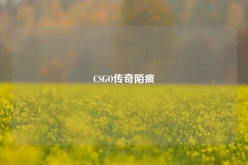 CSGO传奇陌痕