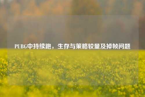 PUBG中持续跑，生存与策略较量及掉帧问题
