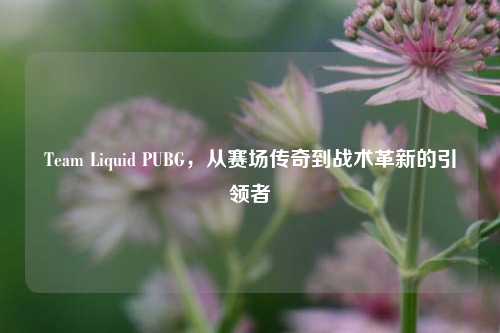 Team Liquid PUBG，从赛场传奇到战术革新的引领者