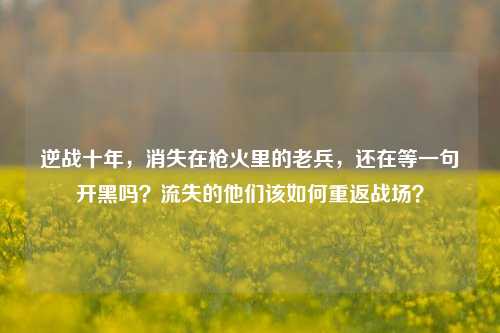 逆战十年，消失在枪火里的老兵，还在等一句开黑吗？流失的他们该如何重返战场？