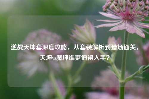 逆战天坤套深度攻略,从套装解析到猎场通关,天坤vs魔坤谁更值得入手?