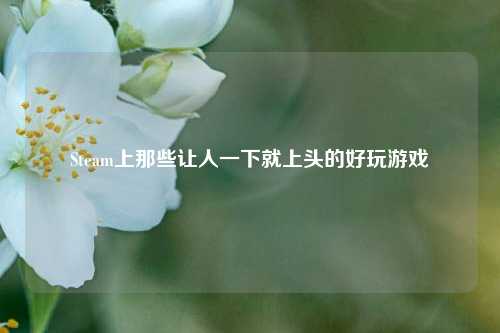 Steam上那些让人一下就上头的好玩游戏