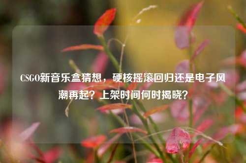 CSGO新音乐盒猜想，硬核摇滚回归还是电子风潮再起？上架时间何时揭晓？