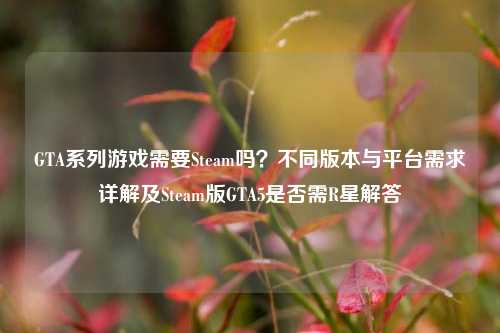 GTA系列游戏需要Steam吗？不同版本与平台需求详解及Steam版GTA5是否需R星解答