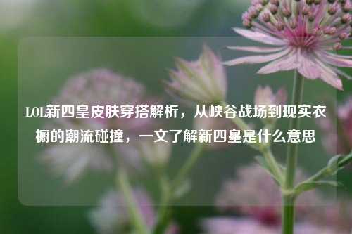 LOL新四皇皮肤穿搭解析，从峡谷战场到现实衣橱的潮流碰撞，一文了解新四皇是什么意思