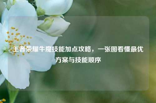 王者荣耀牛魔技能加点攻略,一张图看懂更优方案与技能顺序