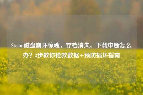 Steam磁盘崩坏惊魂,存档消失、下载中断怎么办?3步教你抢救数据+预防损坏指南