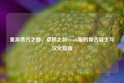 重游蒸汽之都,卓越之剑Steam版的复古新生与汉化指南