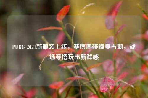 PUBG 2021新服装上线,赛博风碰撞复古潮,战场穿搭玩出新鲜感