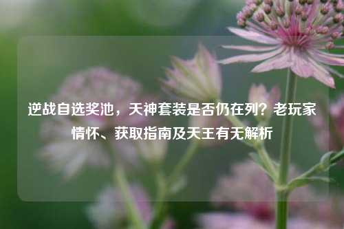 逆战自选奖池,天神套装是否仍在列?老玩家情怀、获取指南及天王有无解析