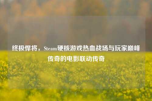 终极悍将,Steam硬核游戏热血战场与玩家巅峰传奇的电影联动传奇