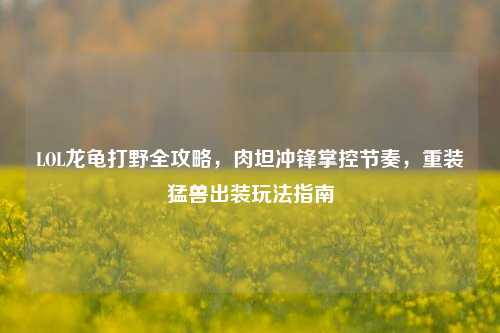 LOL龙龟打野全攻略,肉坦冲锋掌控节奏,重装猛兽出装玩法指南